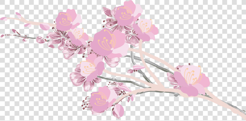 Transparent Cherry Blossom Petals Png   Cherry Blossom Aesthetic Pixel Transparent  Png DownloadTransparent PNG