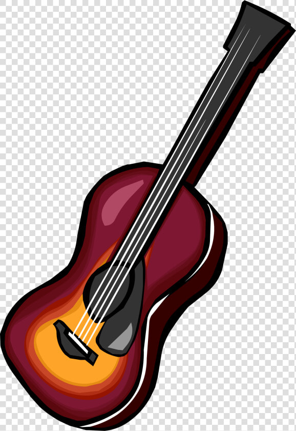 Official Club Penguin Online Wiki   Sunburst Guitar Red Blue  HD Png DownloadTransparent PNG