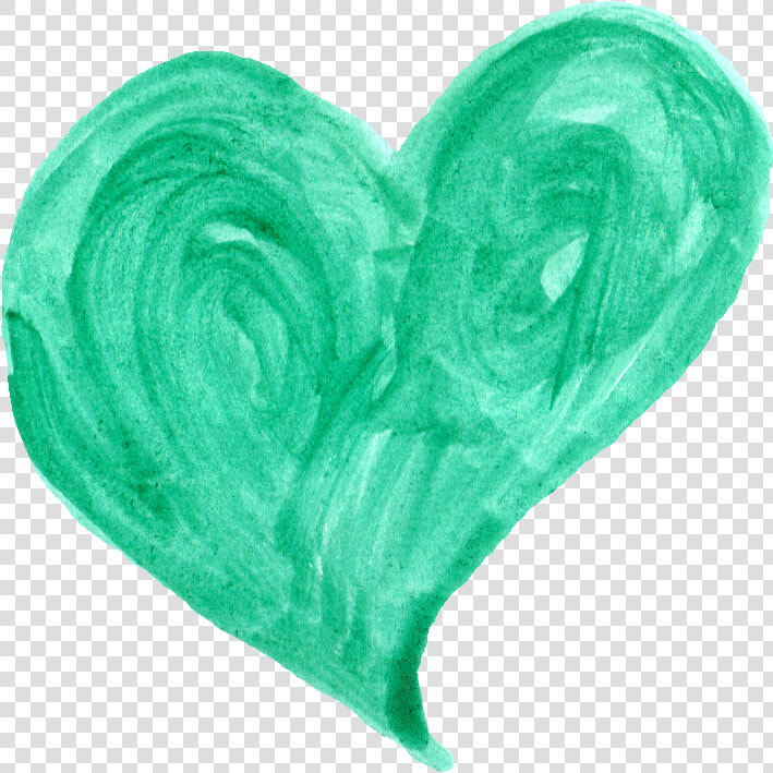 Green Heart Png   Green Watercolor Heart Png  Transparent PngTransparent PNG