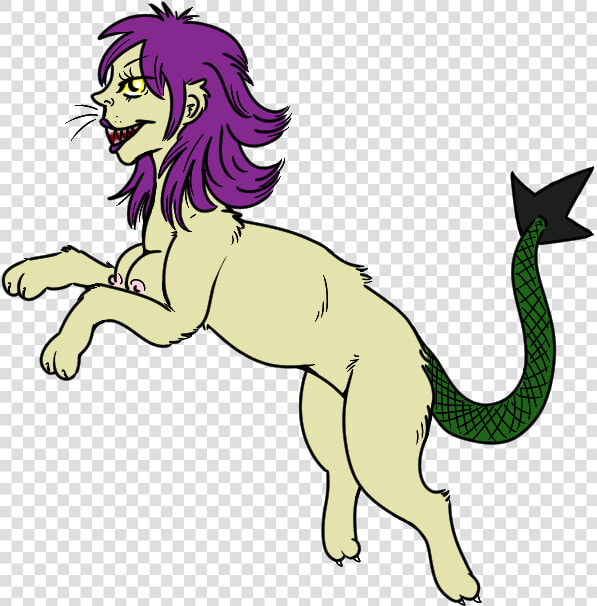 Manticore   Cartoon  HD Png DownloadTransparent PNG