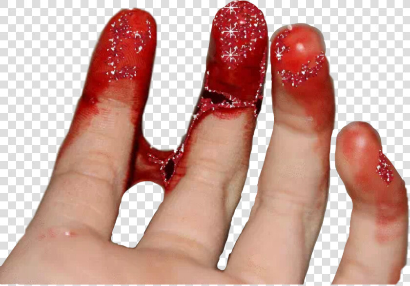  blood  bloody  sparkle  sparkles  glitter  hand  interesting  HD Png DownloadTransparent PNG