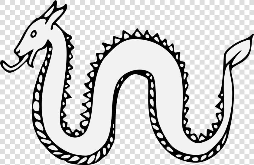 Sea Serpent Heraldry  HD Png DownloadTransparent PNG