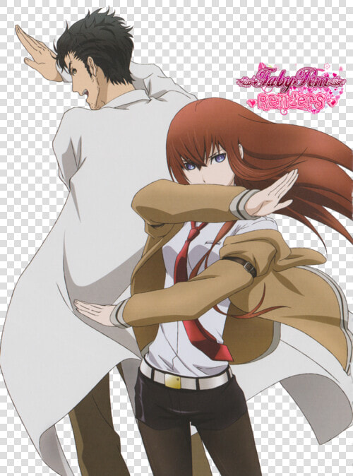 Image   Steins Gate Okabe And Kurisu  HD Png DownloadTransparent PNG