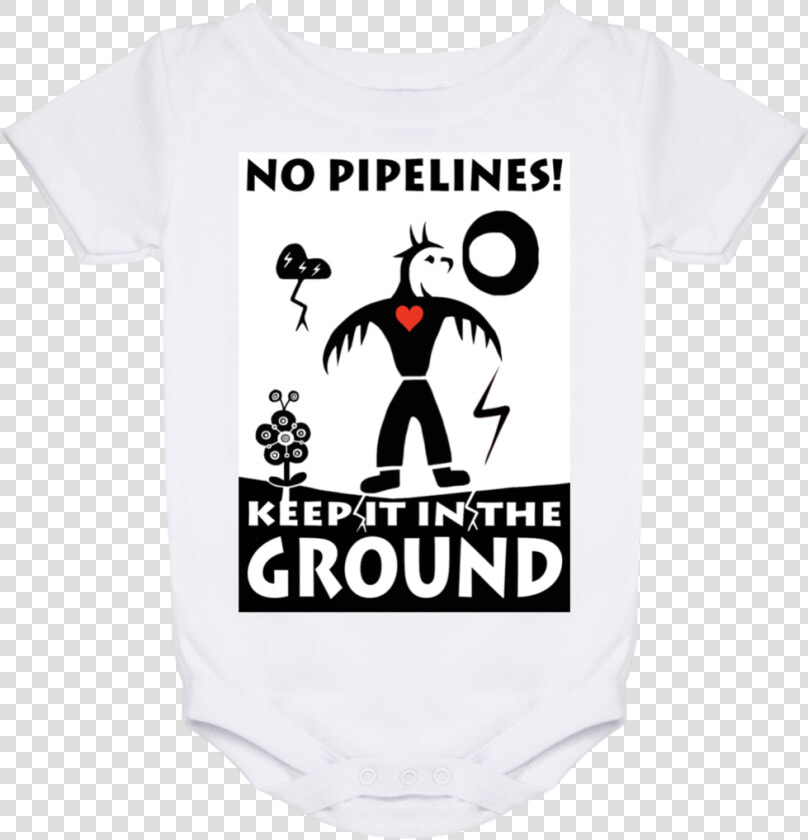 Keep It In The Ground Art By Isaac Murdoch Baby Onesie   Cartoon  HD Png DownloadTransparent PNG