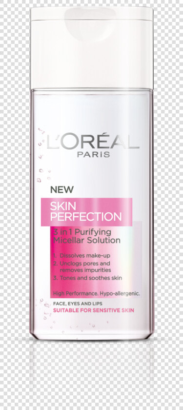 L Oreal Paris Skin Perfection Micellar Water   Loreal Paris  HD Png DownloadTransparent PNG