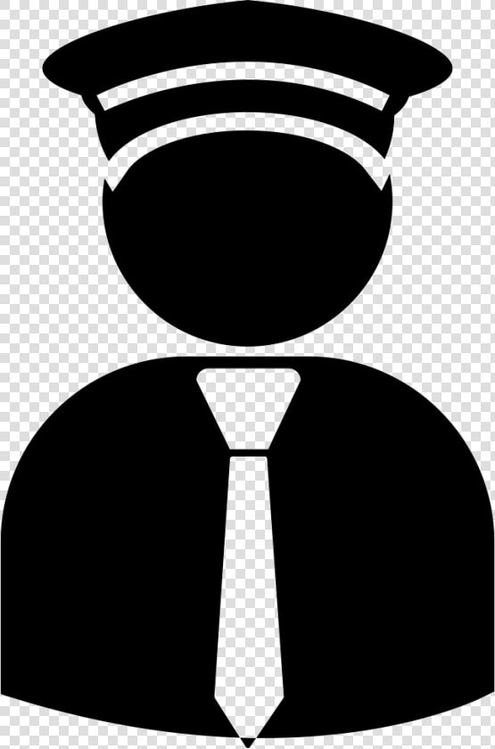 Pilot With Hat And Tie   Pilot Silhouette Transparent  HD Png DownloadTransparent PNG