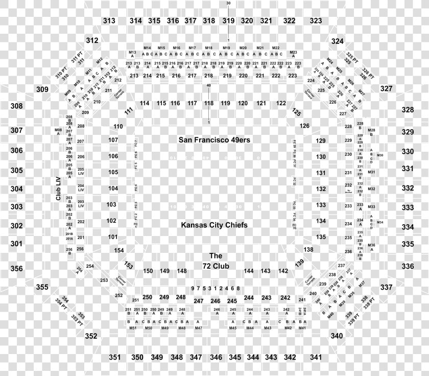 Hard Rock Stadium Seating Chart Rolling Stones  HD Png DownloadTransparent PNG