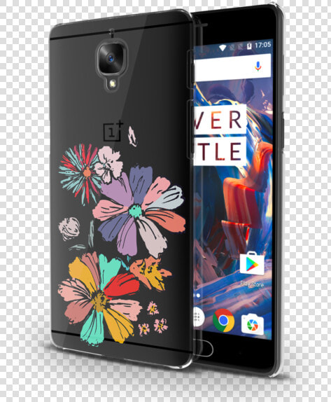 Pastel Flowers Clear Case For Oneplus 3 3t   One Plus St  HD Png DownloadTransparent PNG