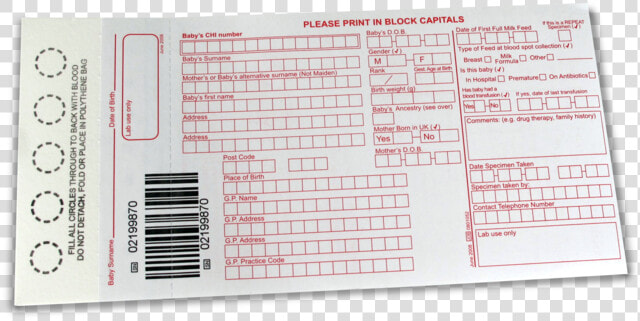 Newborn Screening Filter Card Philippines  HD Png DownloadTransparent PNG