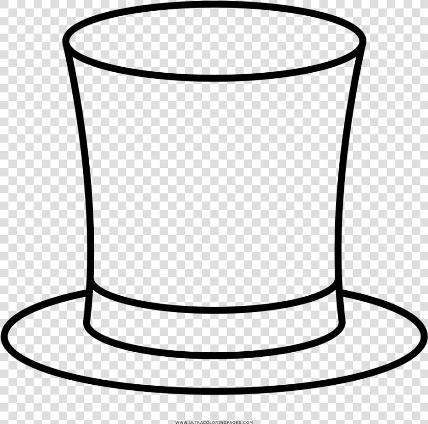 Top Hat Coloring Page Ultra Pages   Magician Hat Coloring Page  HD Png DownloadTransparent PNG