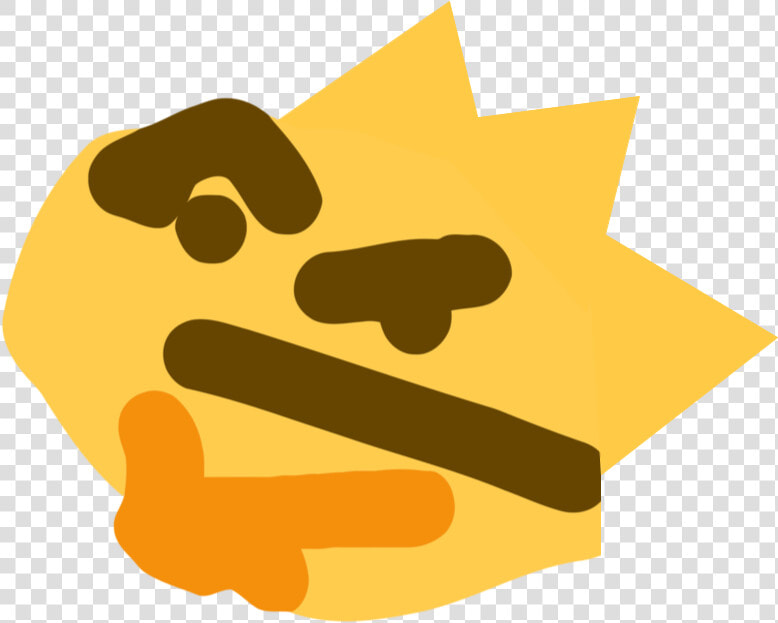 When You Realize All The Power You Have From This Miscommunication   Thinking Emoji Discord  HD Png DownloadTransparent PNG