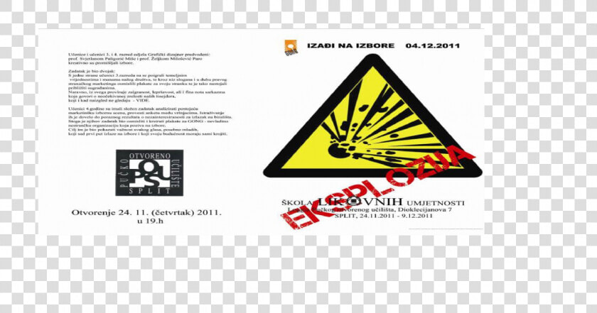 Explosive Sign  HD Png DownloadTransparent PNG