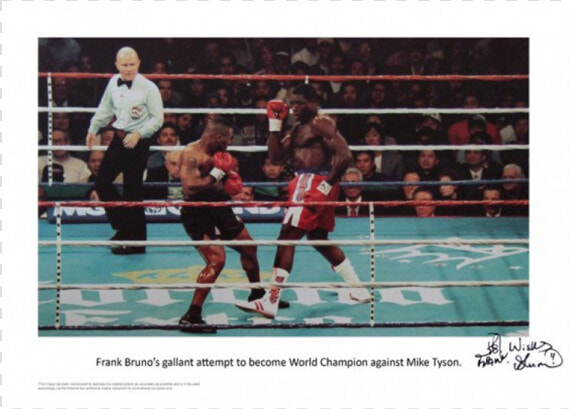 Sport Frank Bruno Signed And Framed Boxing Montage   Professional Boxing  HD Png DownloadTransparent PNG