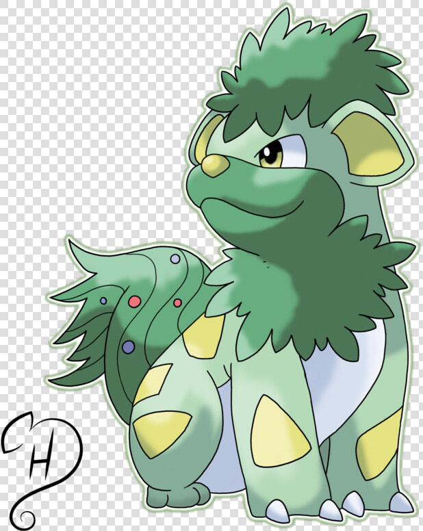 Namerian Growlithe By Cdhernly   Grass Type Growlithe  HD Png DownloadTransparent PNG