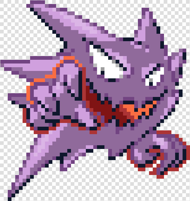 Haunter Sprite   Png Download   Haunter Pokemon Pixel Art  Transparent PngTransparent PNG