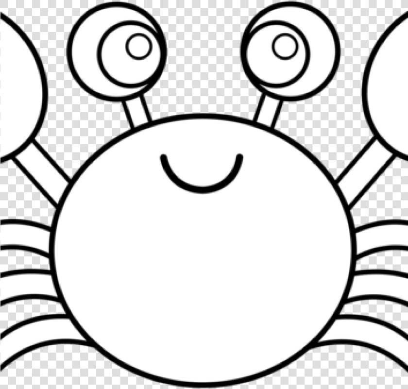 Crab Clipart Black And White Book Clipart Hatenylo   Dibujo Un Cangrejo Para Pintar  HD Png DownloadTransparent PNG