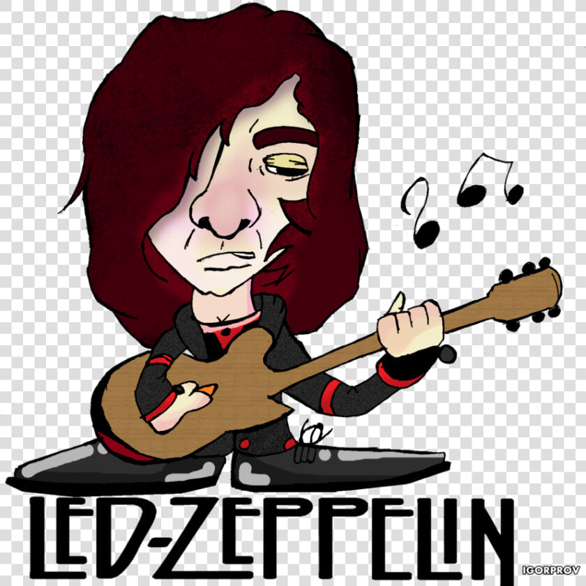 Guitar Clipart Bitmap   Funny Led Zeppelin T Shirt  HD Png DownloadTransparent PNG