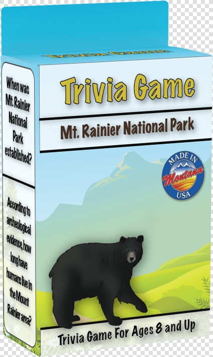 Mount Rainier National Park Trivia Card Game  HD Png DownloadTransparent PNG