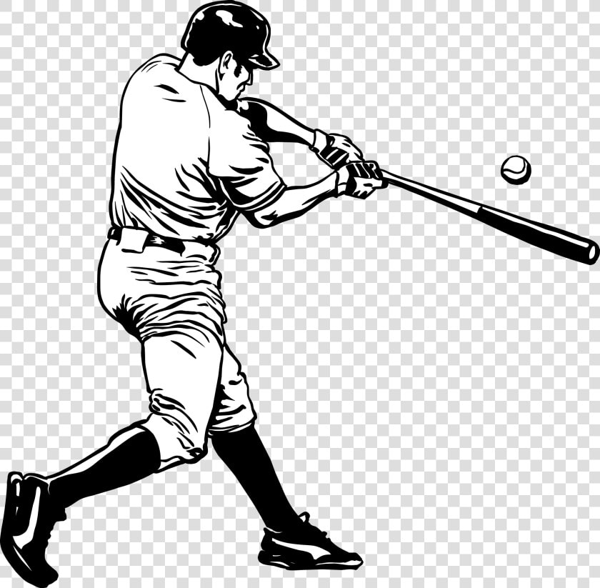 Mlb Baseball Player Batting   Batting Baseball Player Vector  HD Png DownloadTransparent PNG