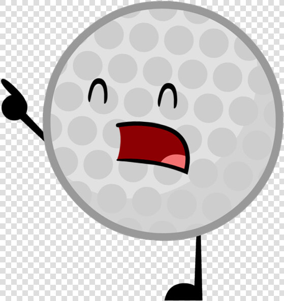 Golf Ball   Bfdi Pictures Golf Ball  HD Png DownloadTransparent PNG