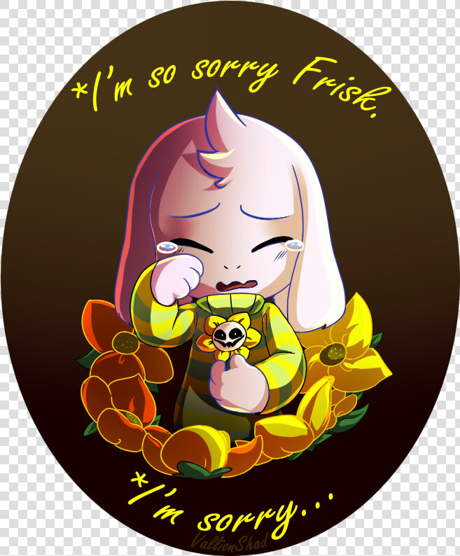 Undertale Asriel And Chara Cute   Png Download  Transparent PngTransparent PNG