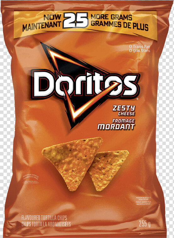 Doritos Zesty Cheese Tortilla Chips 48 45 G   Corn Chips Doritos  HD Png DownloadTransparent PNG