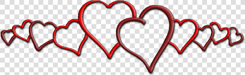 Clip Art Line Of Hearts Clipart   Hearts In A Row  HD Png DownloadTransparent PNG