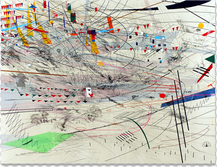 Modern Art Png   Julie Mehretu Stadia Iii  Transparent PngTransparent PNG