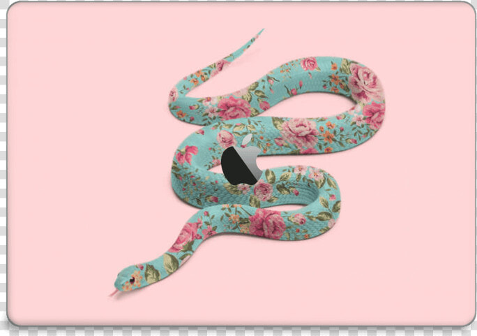 Floral Snake Skin Macbook Pro 15” 2016    Snake Drawing  HD Png DownloadTransparent PNG