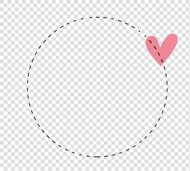  heart  dottedline  frame  simple  simpleframe  freetoedit   Heart  HD Png DownloadTransparent PNG