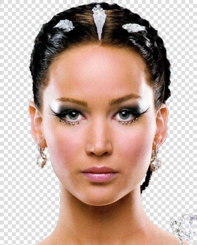 Jennifer Lawrence Hunger Games Makeup  HD Png DownloadTransparent PNG