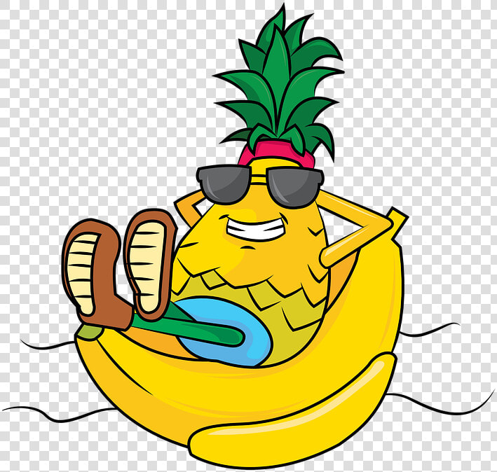 Banana  Cartoon  Cute  Summer   Banana Cartoon  HD Png DownloadTransparent PNG