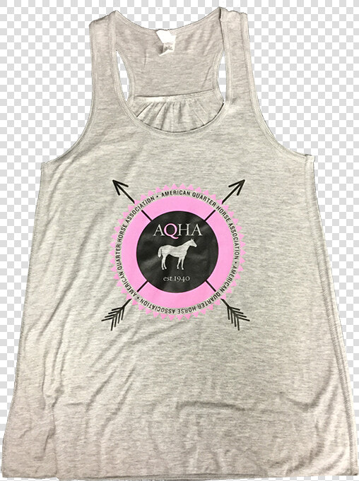 Sport Grey Black And Pink Arrow Flowy Tank   Active Tank  HD Png DownloadTransparent PNG