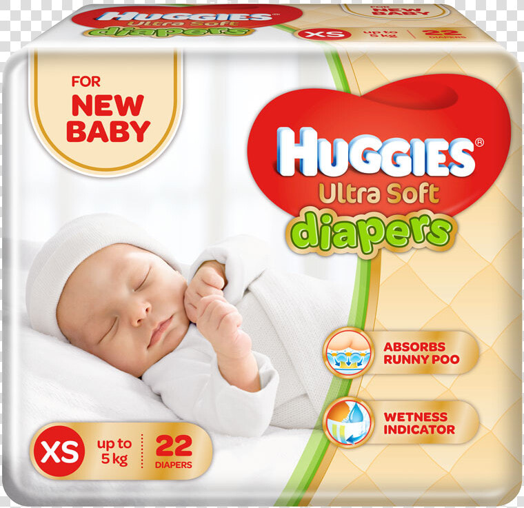 Diaper Clipart Newborn Baby   Huggies For Newborn Baby  HD Png DownloadTransparent PNG