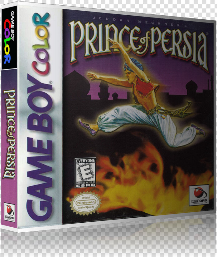 Gameboy Color Prince Of Persia Game Cover To Fit A   Game Boy  HD Png DownloadTransparent PNG