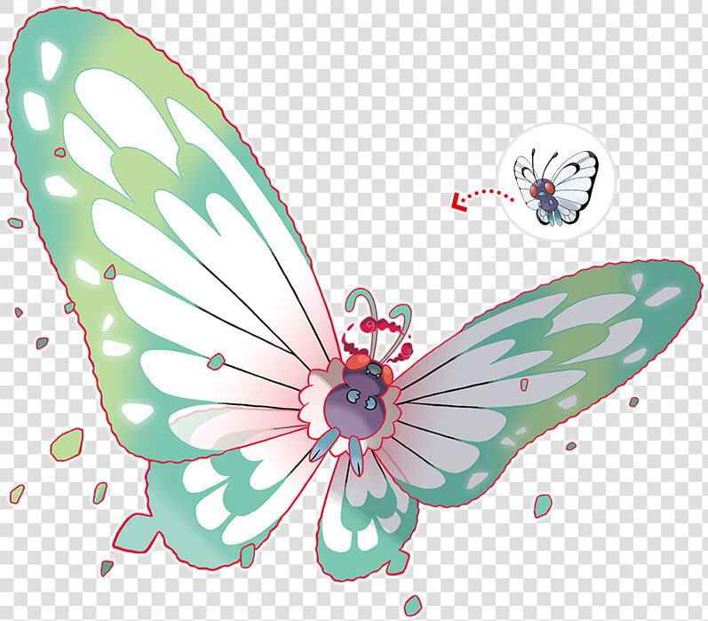 Pokemon Gigantamax Butterfree  HD Png DownloadTransparent PNG