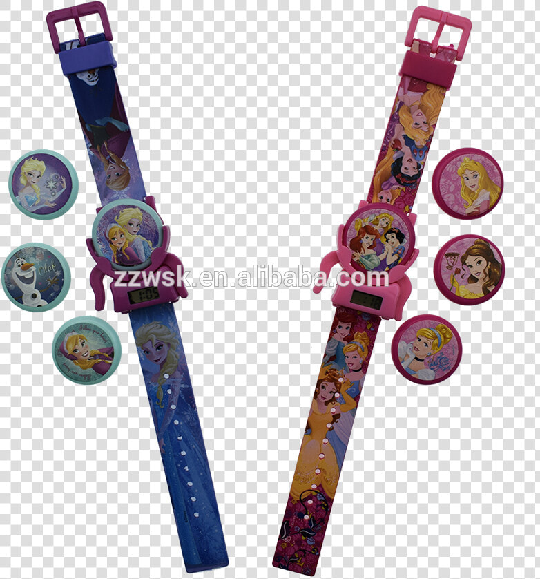 Flying Saucer Cartoon Design Band Watch With Lcd Display   Strap  HD Png DownloadTransparent PNG