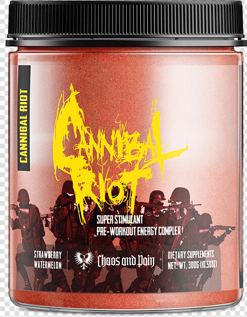 Cannibal Riot Pre Workout   Pre Workout Cannibal Riot  HD Png DownloadTransparent PNG