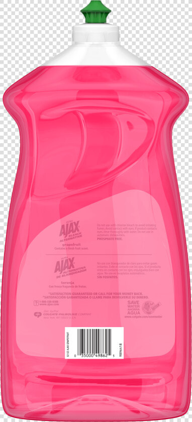 Ajax Ultra Triple Action Liquid Dish Soap  Grapefruit   Active Tank  HD Png DownloadTransparent PNG