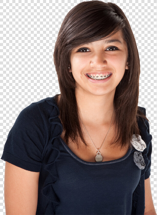 Latin Girl Png   Latina With Braces  Transparent PngTransparent PNG