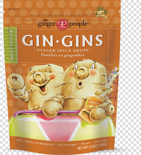 The Ginger People Gin Gins Ginger Spice Drops   Packaging And Labeling  HD Png DownloadTransparent PNG