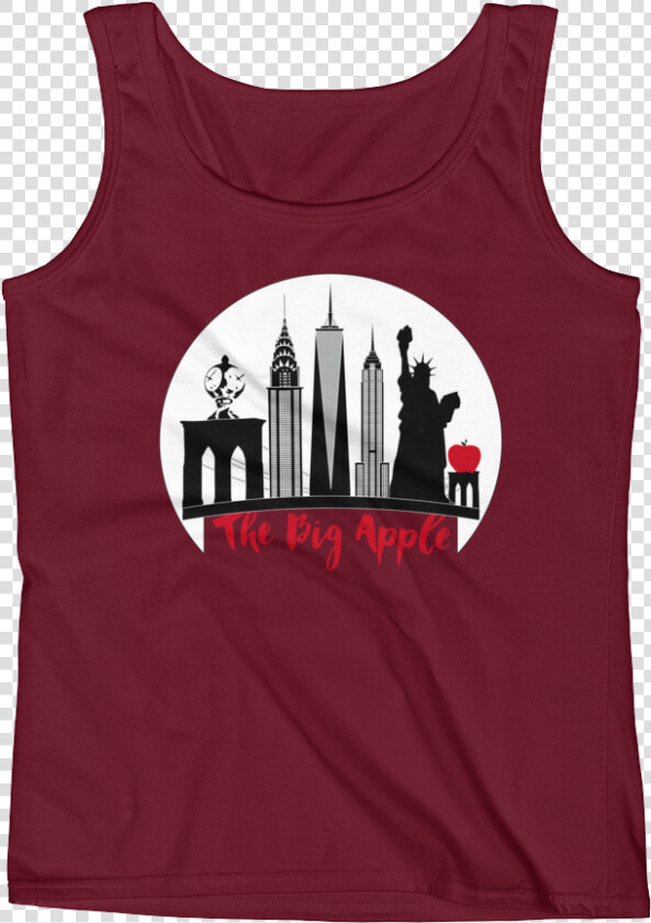 New York City The Big Apple Ladies   Active Tank  HD Png DownloadTransparent PNG