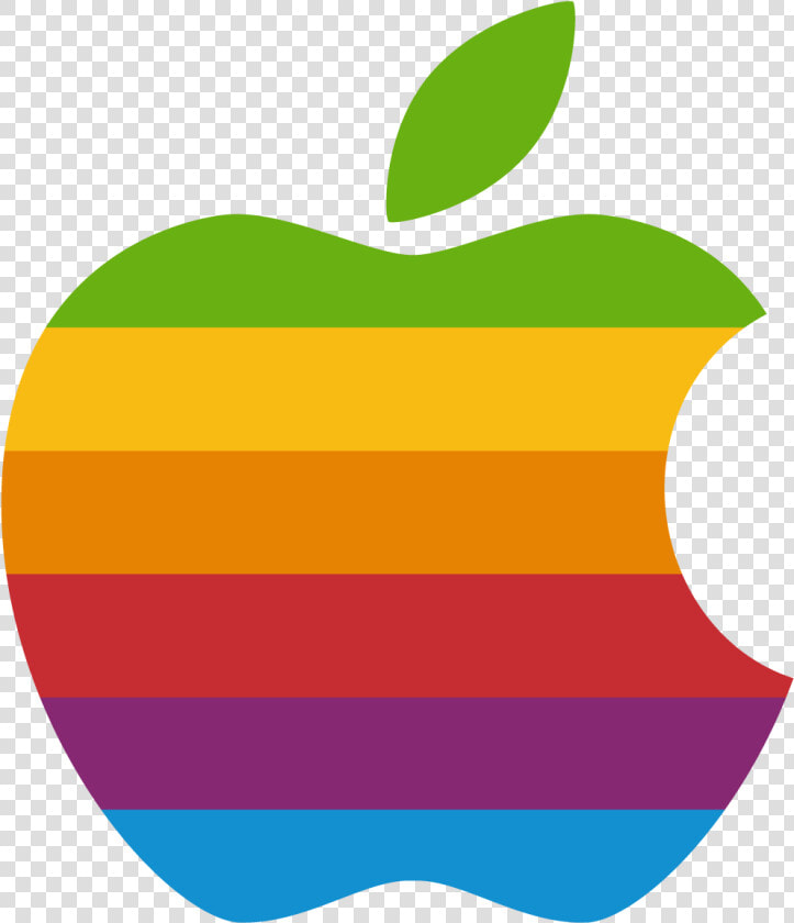 Apple Rainbow Logo Vector Classic Multi Color   Old Apple Logo Vector  HD Png DownloadTransparent PNG