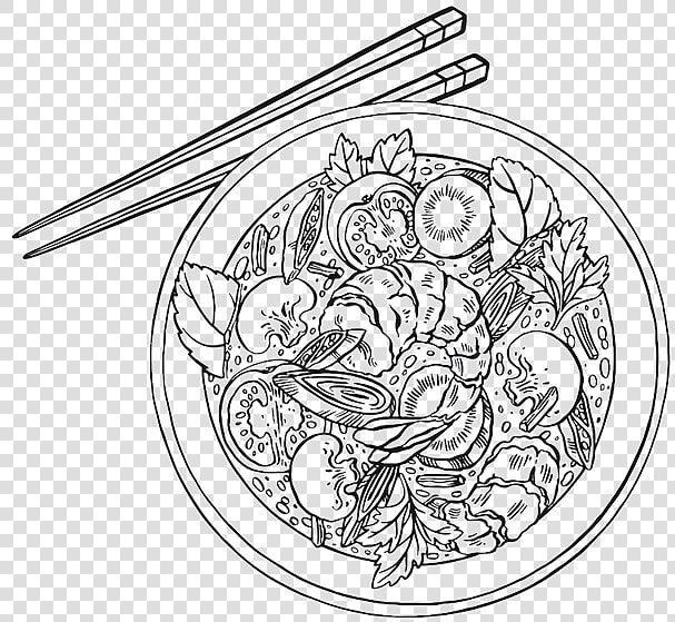 Thai Cuisine   Thai Food Drawing Png  Transparent PngTransparent PNG