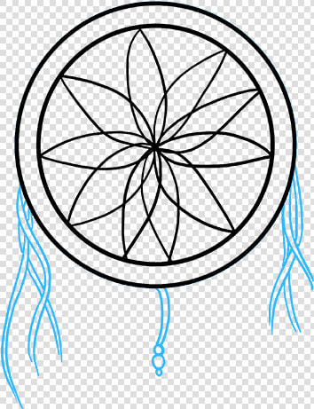 How To Draw Dream Catcher   Dream Catcher Drawing Simple  HD Png DownloadTransparent PNG