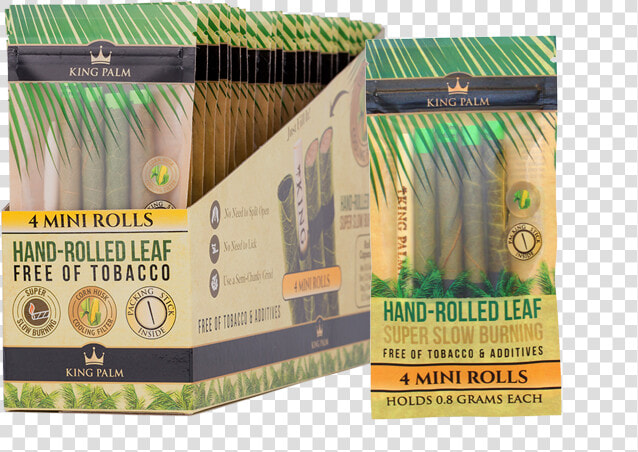 King Palm Hand rolled Tobacco Papers   King Palms Organic Pre Rolls Tobacco  amp  Chemical  HD Png DownloadTransparent PNG