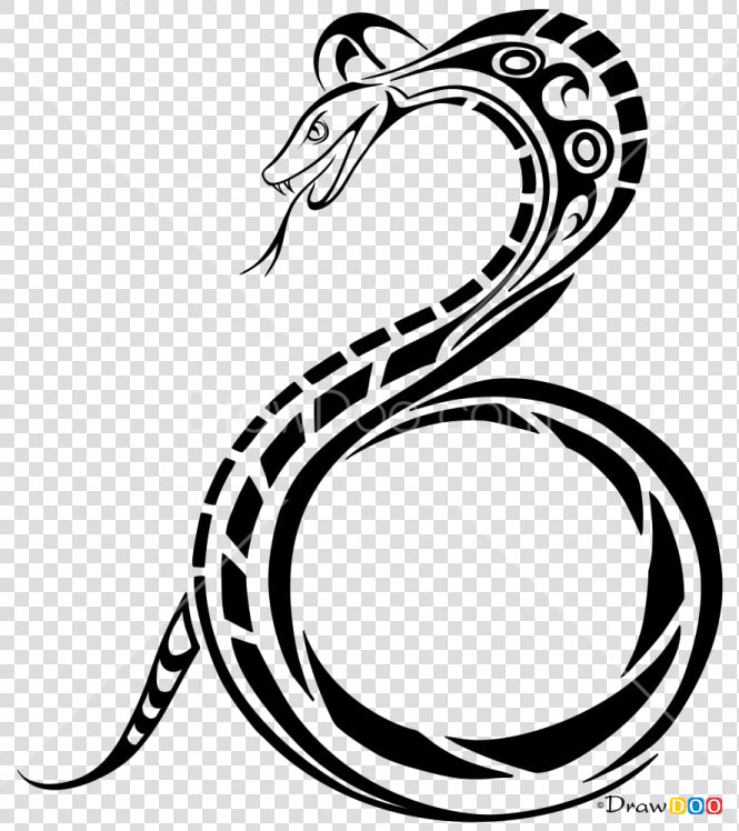 Tribal Snakes Tattoos   Tribal Snake Tattoo  HD Png DownloadTransparent PNG