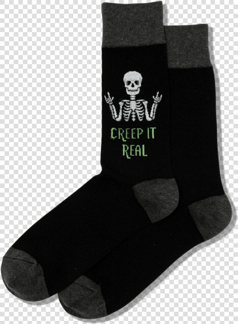 Men S Creep It Real Socks Class Slick Lazy Image   Sock  HD Png DownloadTransparent PNG