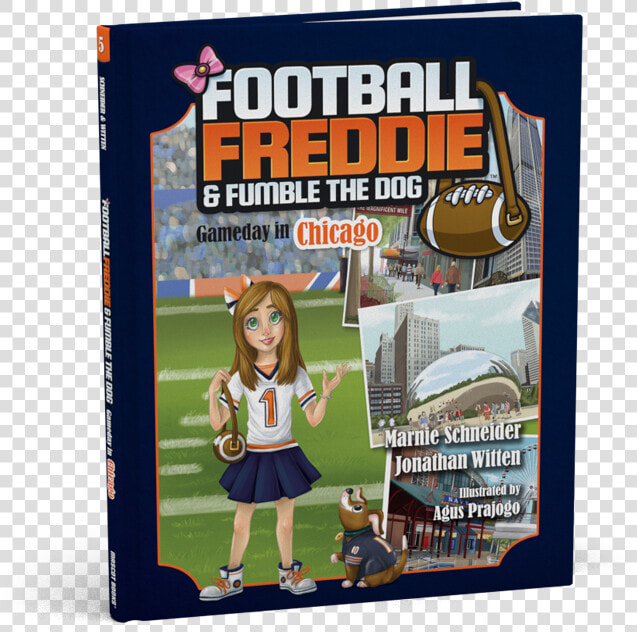 Football Freddie Chicago Cover   Football Freddie And Fumble The Dog  HD Png DownloadTransparent PNG