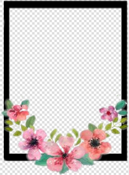  overlay  stickers  sticker  flower  flowers  watercolour   Watercolor Floral Wreath Background  HD Png DownloadTransparent PNG